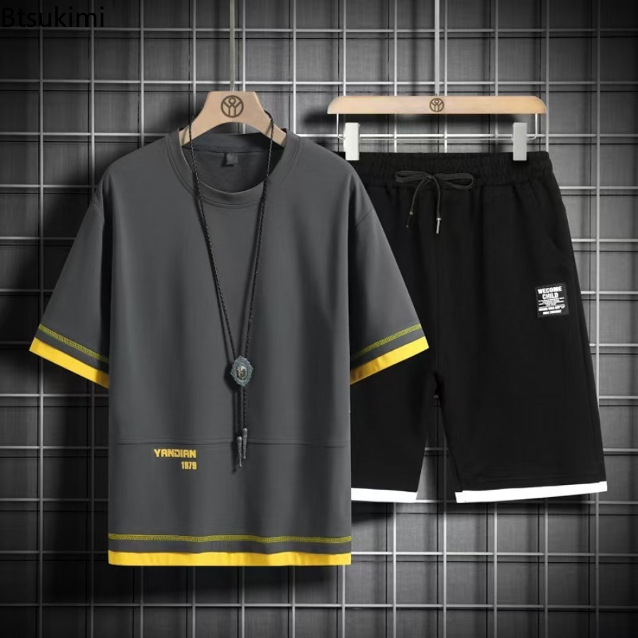 Conjuntos Deportivos de Verano - Men'S Fashion Color reseña y precio