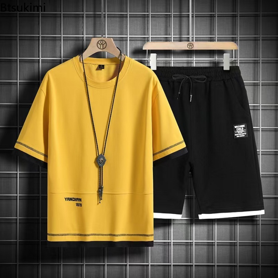 Conjuntos Deportivos de Verano - Men'S Fashion Color reseña y precio