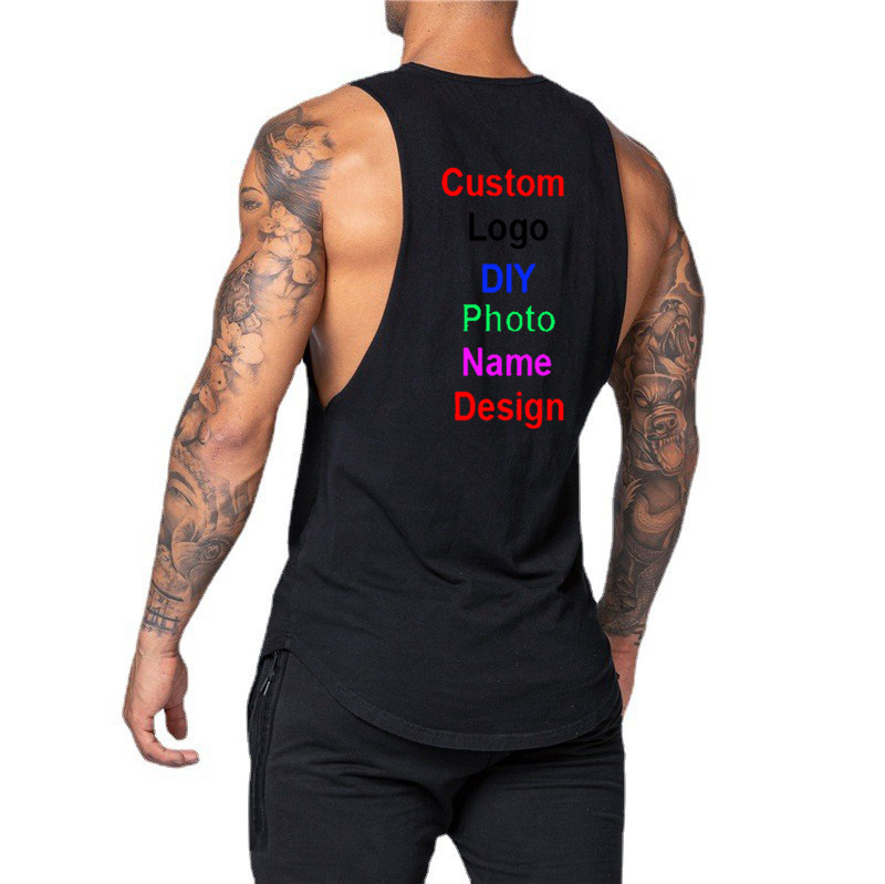Camiseta sin mangas con logoti - Muscle Tee Workout reseña y precio