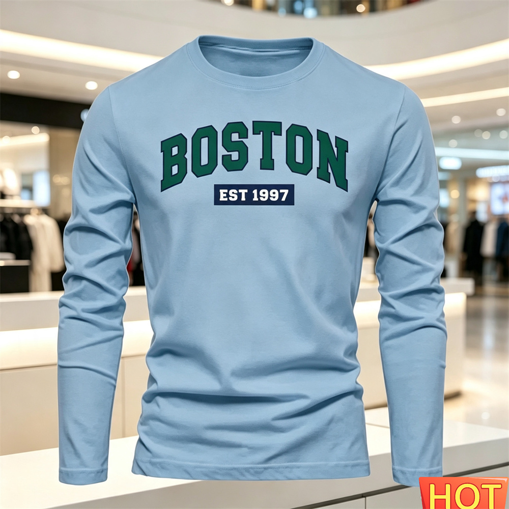 Camiseta de manga larga para h - Men'S Tops Fashion reseña y precio