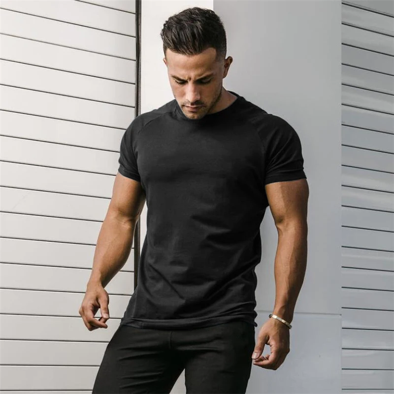 Camisas de manga corta transpi - Muscle Tee Workout reseña y precio