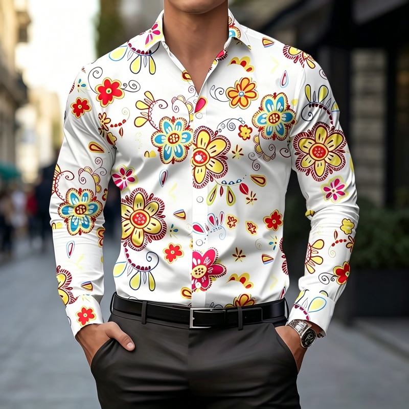 Camisa de hombre 2026, nueva m - Men'S Tops Fashion reseña y precio