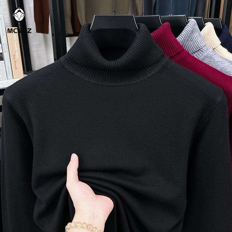 Suéter de punto relajado para  - Turtleneck Sweater Men reseña y precio
