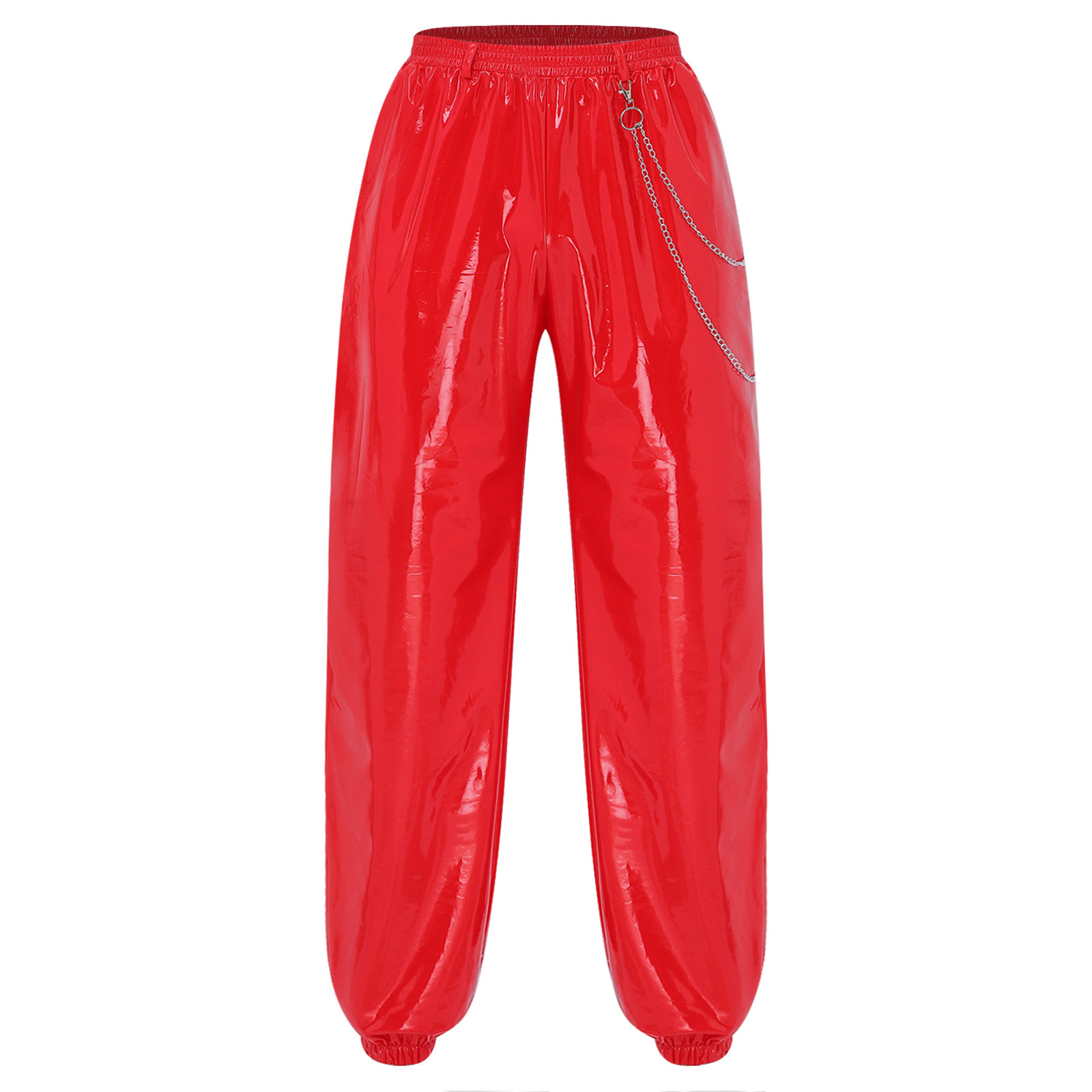 Pantalones Jogger de Cuero PU  - Jogger Sweatpants Men reseña y precio
