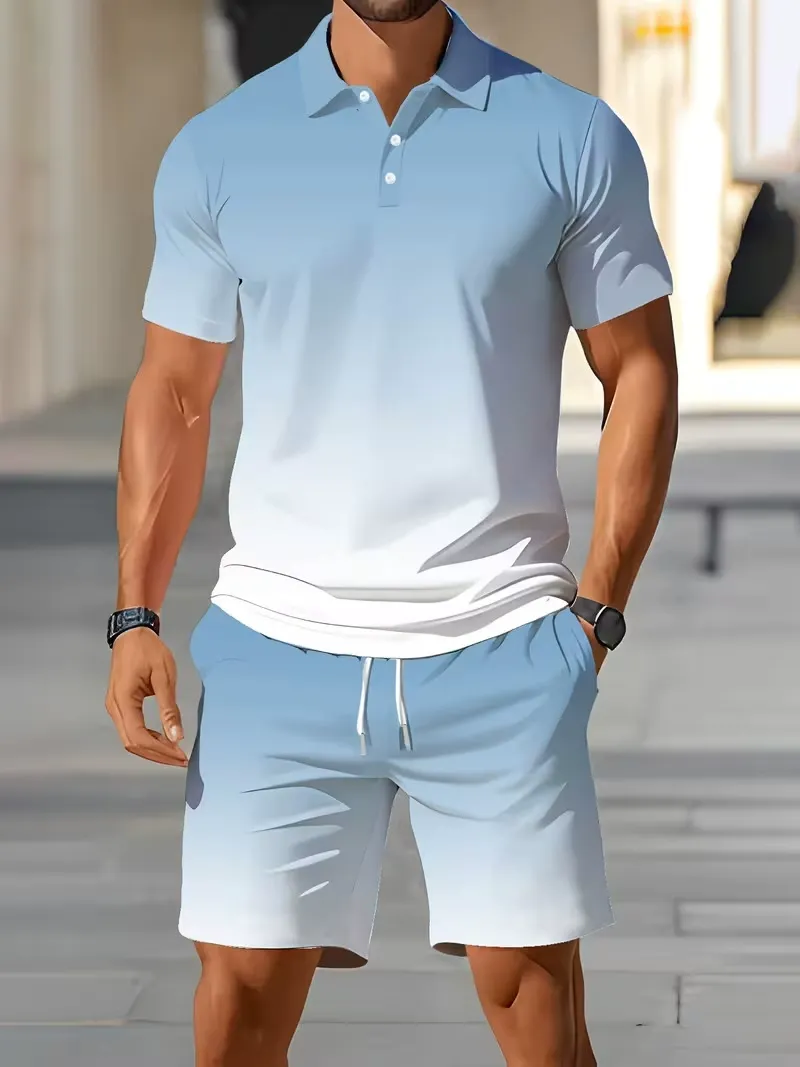 Conjunto de camisa polo con bo - Men'S Fashion Color reseña y precio