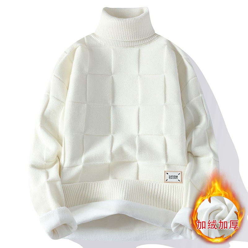 Nuevos suéteres de invierno de - Turtleneck Sweater Men reseña y precio