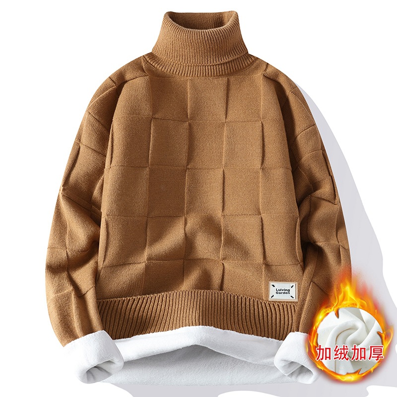 Nuevos suéteres de invierno de - Turtleneck Sweater Men reseña y precio
