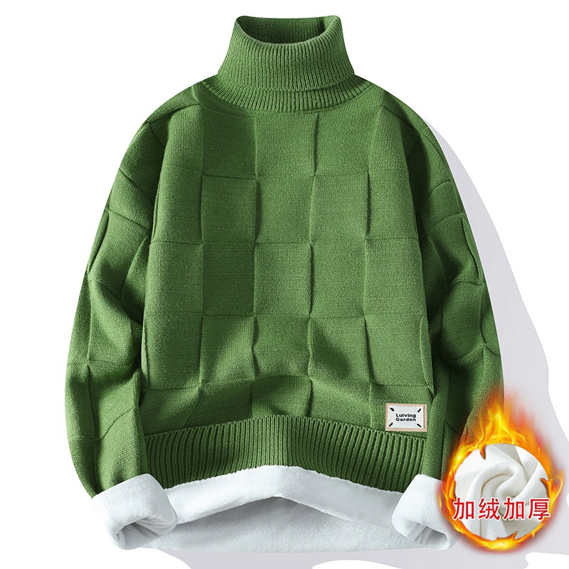 Nuevos suéteres de invierno de - Turtleneck Sweater Men reseña y precio