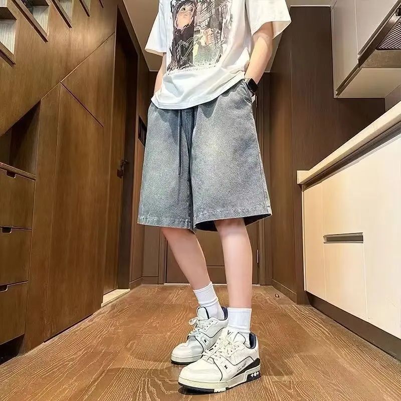 Pantalones Cortos de Mezclilla - Men'S Fashion With Baggy Jeans reseña y precio