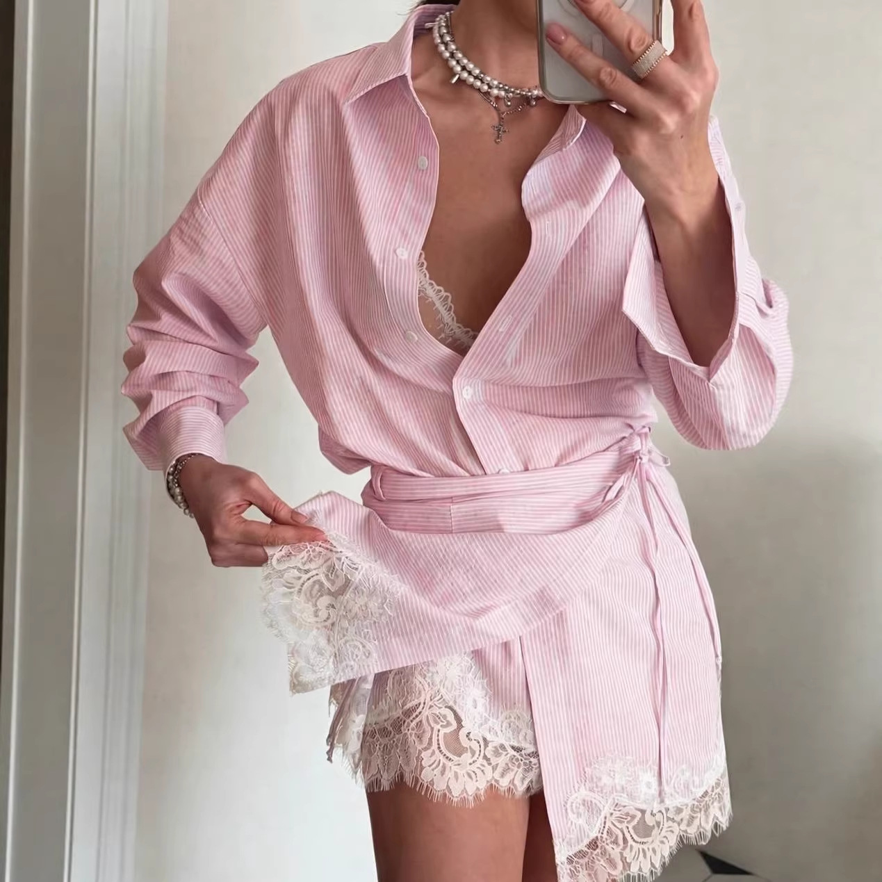 Conjunto de Falda y Camisa de  - Polo Shirt Slim reseña y precio