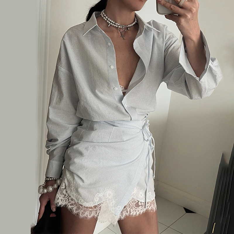 Conjunto de Falda y Camisa de  - Polo Shirt Slim reseña y precio