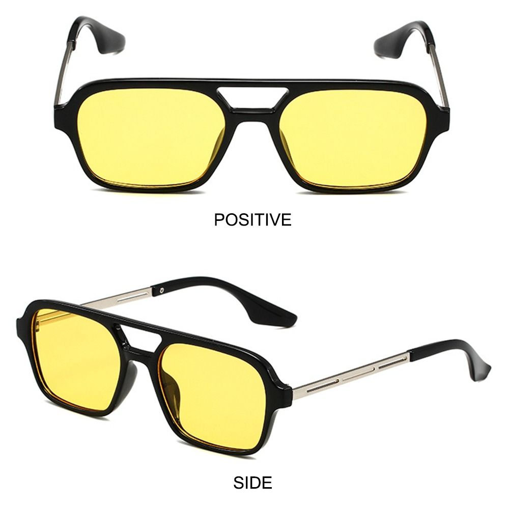 Gafas de sol cuadradas con pro - Men'S Fashion 70S reseña y precio