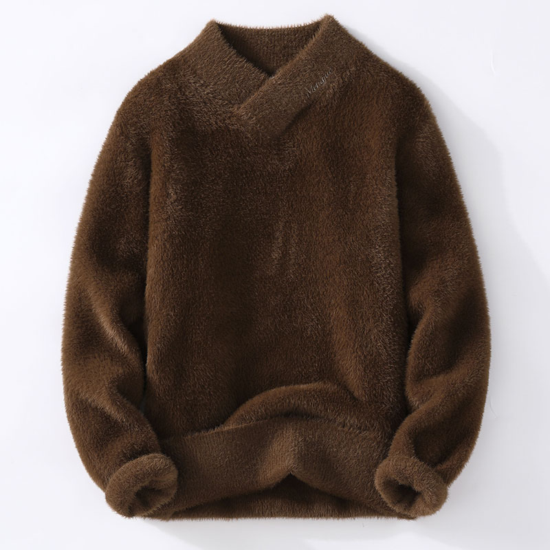 Suéteres de invierno para homb - Mens Fashion Mullet reseña y precio