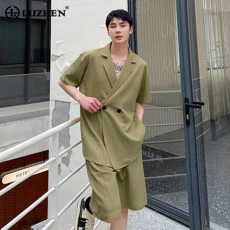 LUZHEN Conjuntos de Moda para  - Men'S Fashion Color reseña y precio