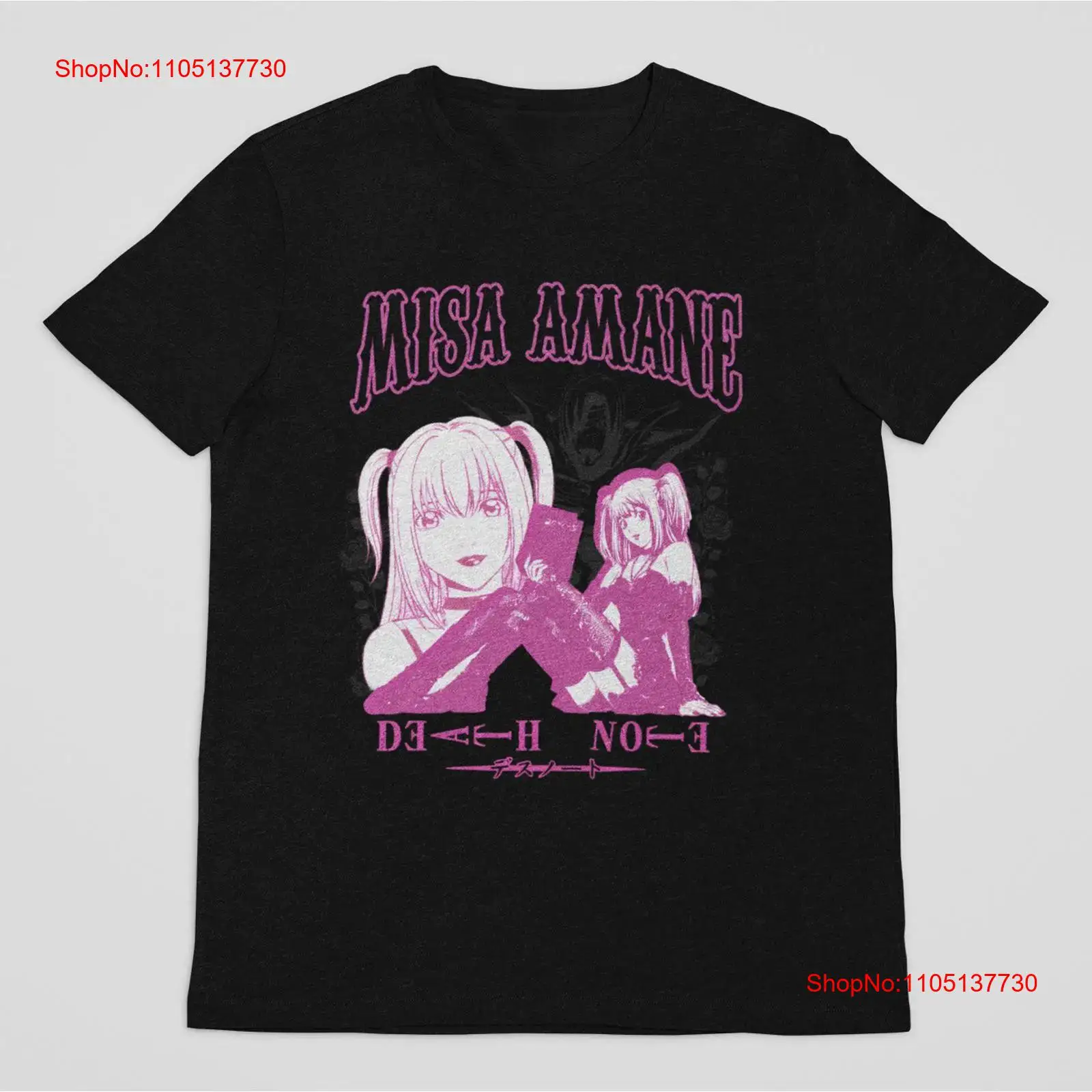 Vintage Anime Shinigami camise - Men'S Fashion Pink Shirt reseña y precio