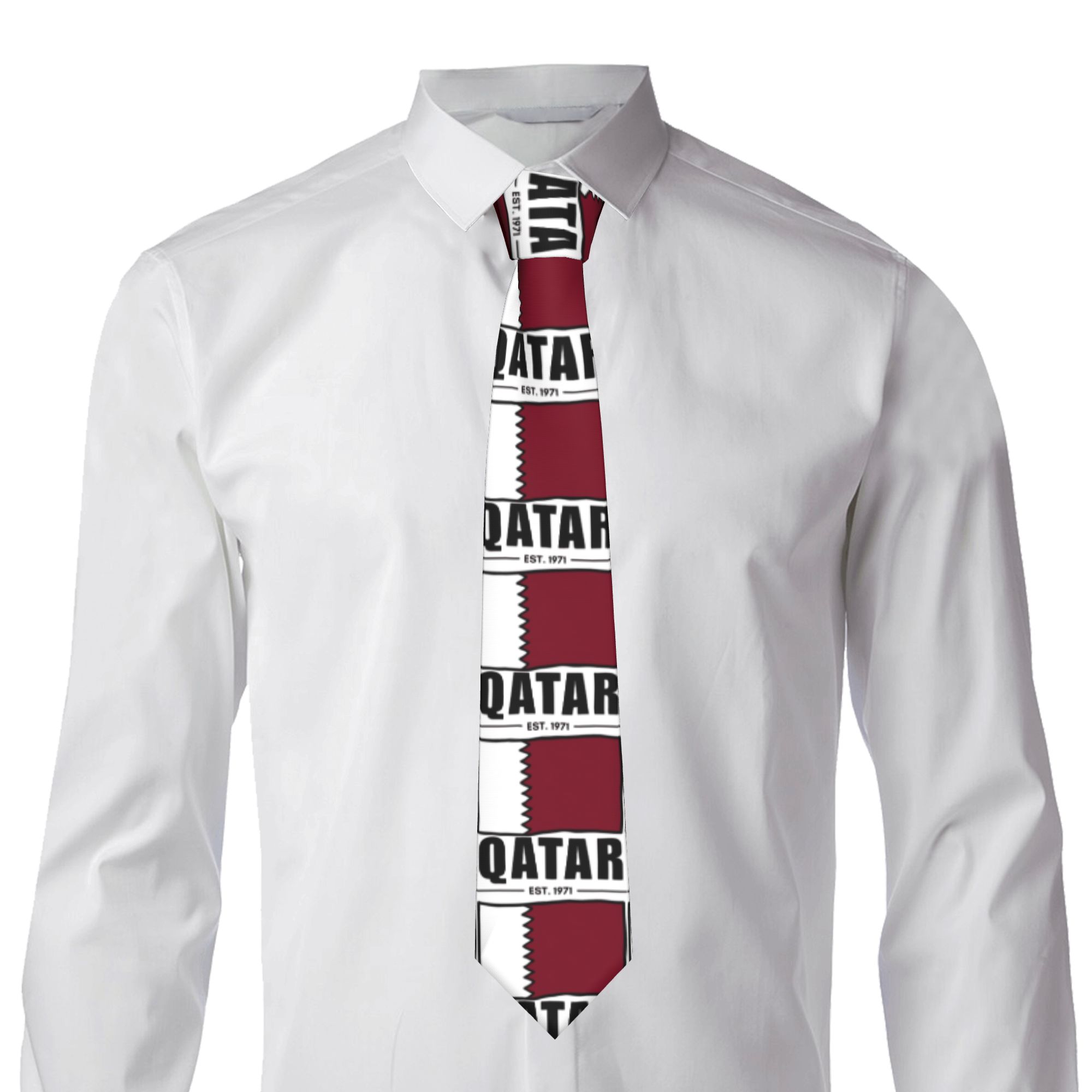Corbata con diseño de la bande - Men'S Fashion Qatar reseña y precio