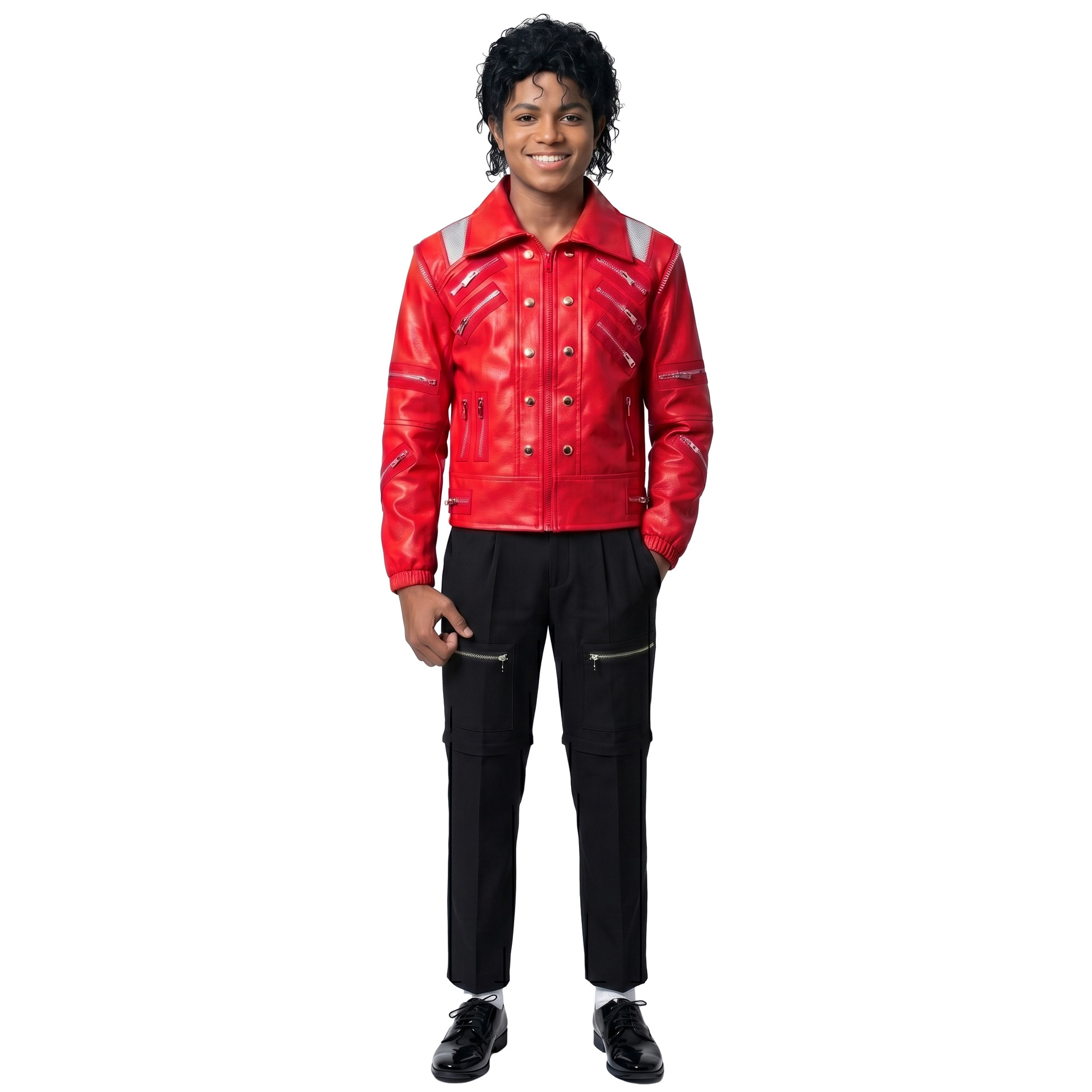Disfraz Retro de los 80s de Mi - Jacket Mens Fashion reseña y precio