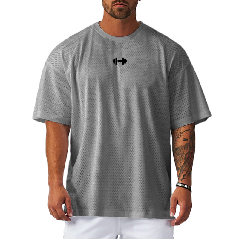 Camisa holgada de manga corta  - Muscle Tee Workout reseña y precio
