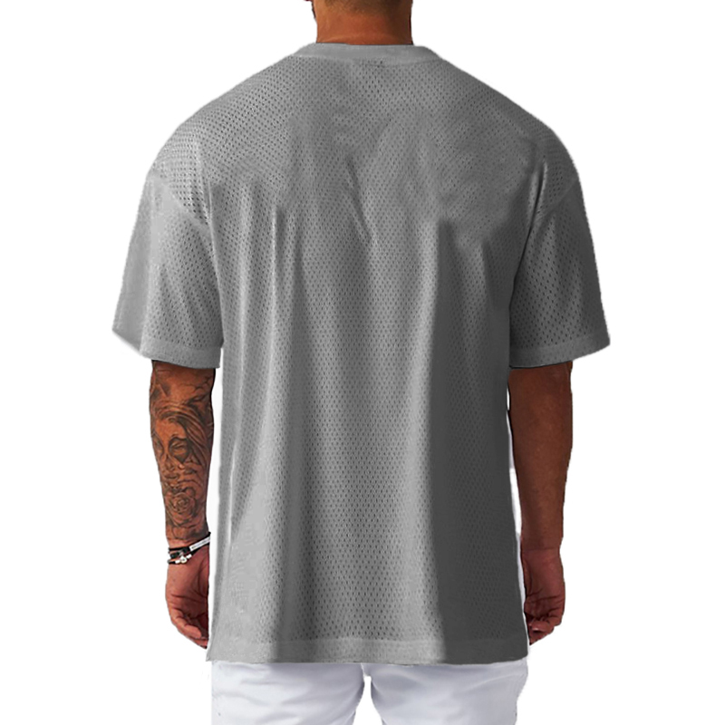 Camisa holgada de manga corta  - Muscle Tee Workout reseña y precio