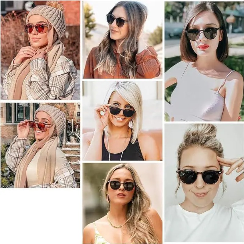 Gafas de Sol Redondas Vintage  - Yellow Men'S Fashion reseña y precio