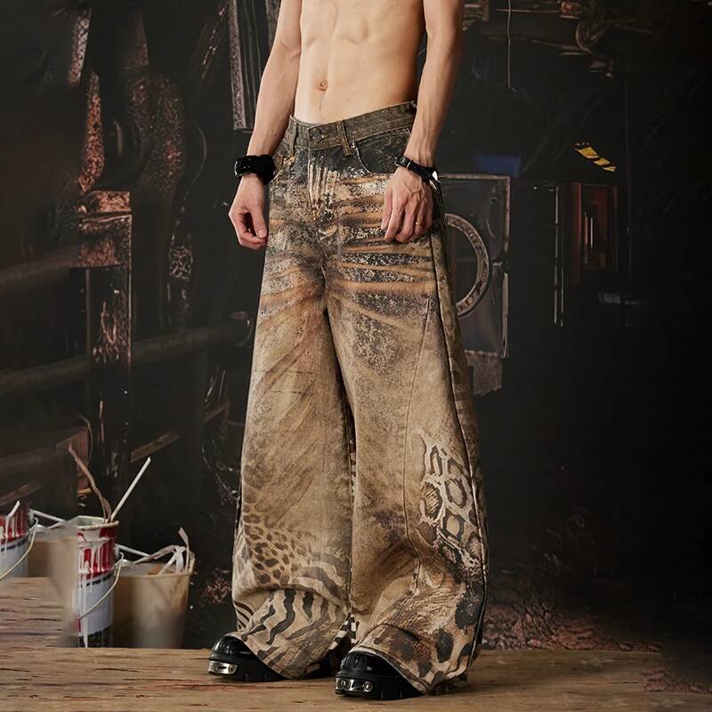 LUZHEN 2026 Nuevos Jeans Casua - Men'S Fashion With Baggy Jeans reseña y precio
