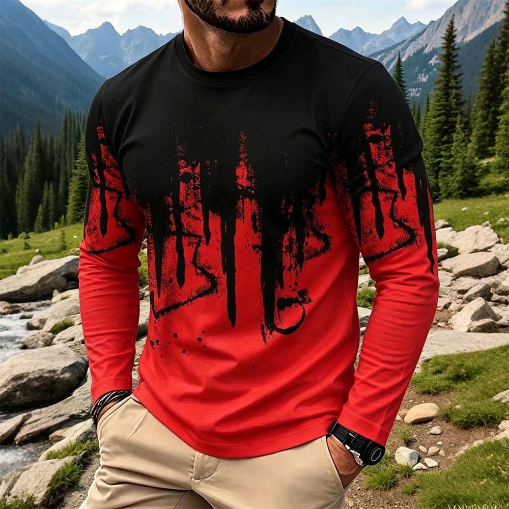 Camiseta de Manga Larga para H - Men'S Tops Fashion reseña y precio