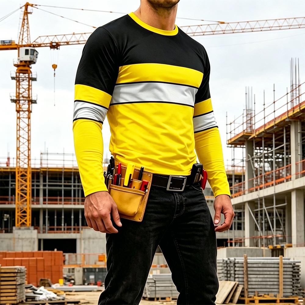 Camiseta de Trabajo a Rayas de - Men'S Fashion Trends reseña y precio