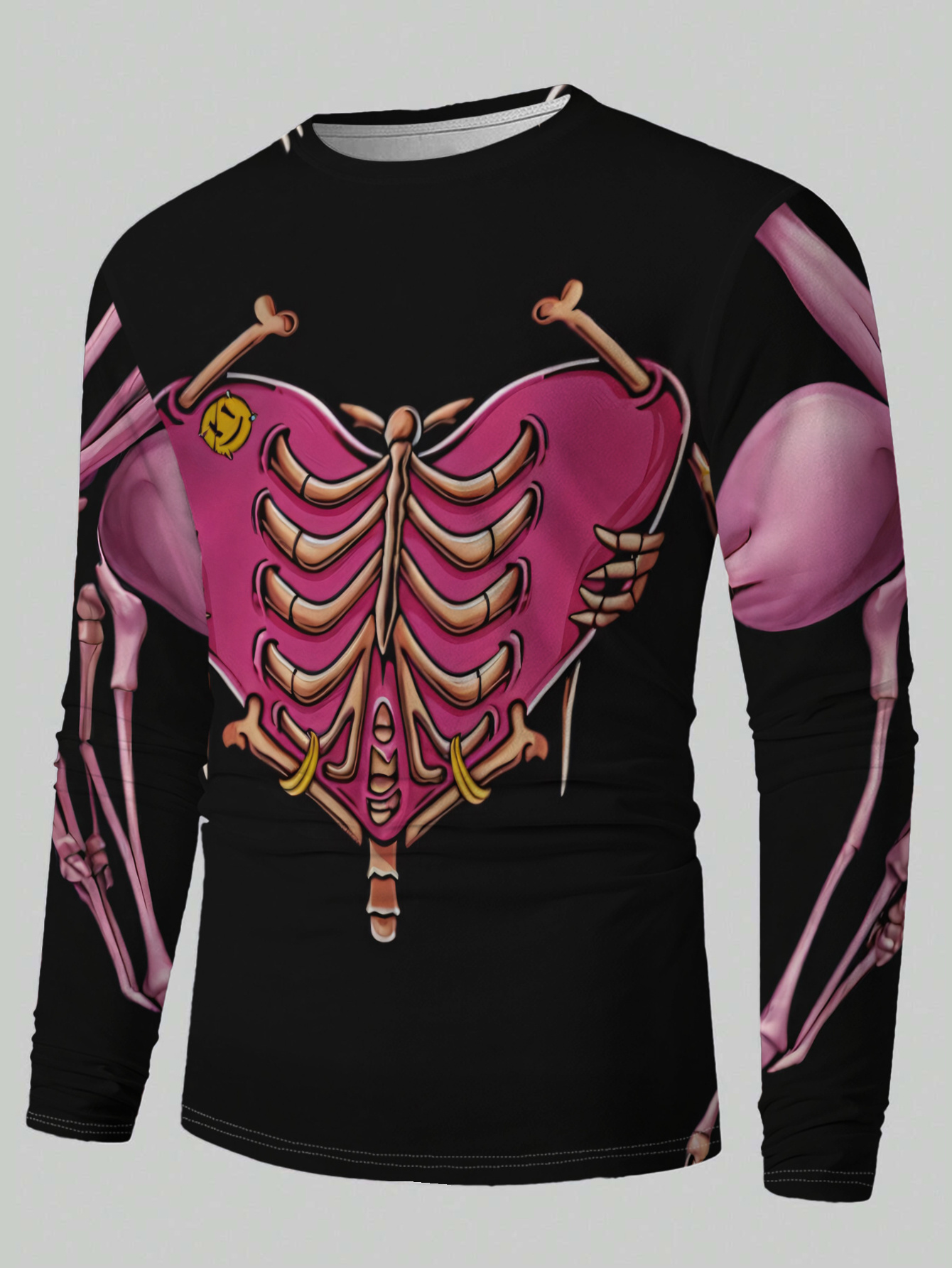 Camiseta de manga larga para h - Men'S Fashion Pink Shirt reseña y precio
