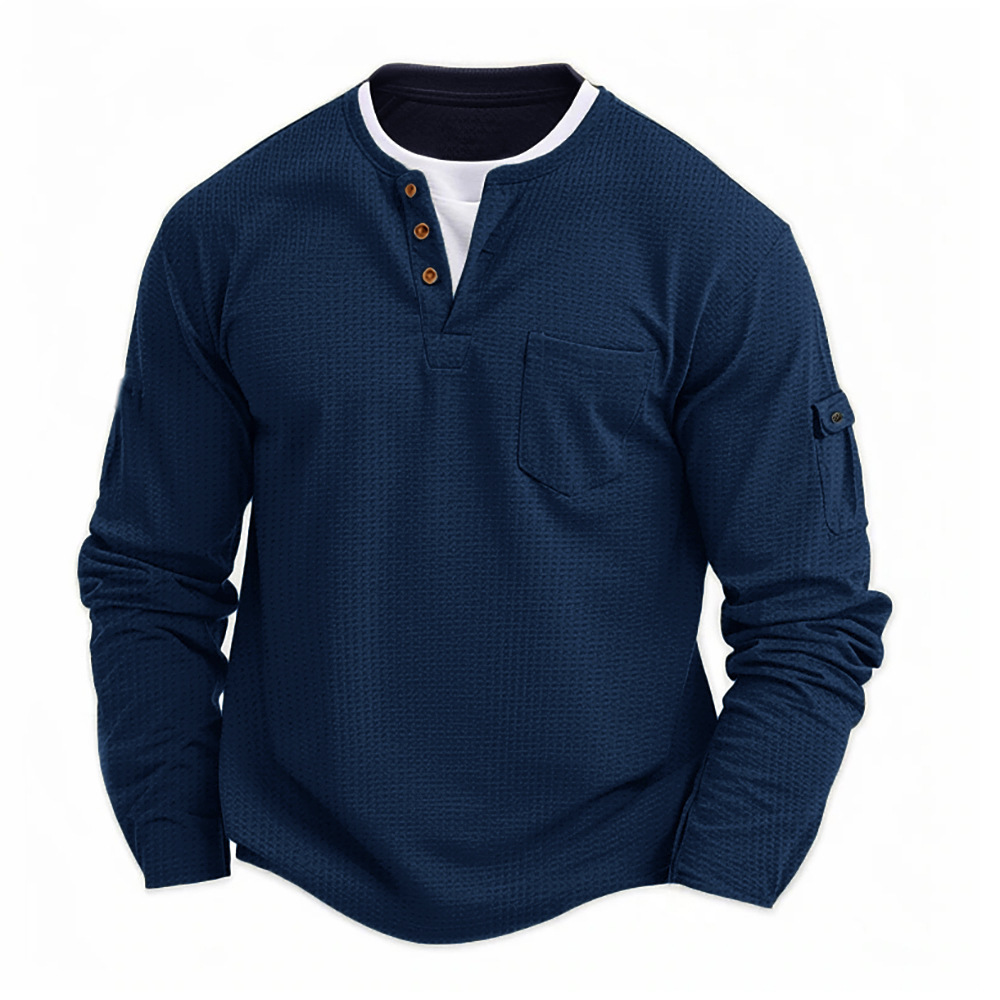 Nueva camisa de manga larga pa - Men'S Fashion Color reseña y precio