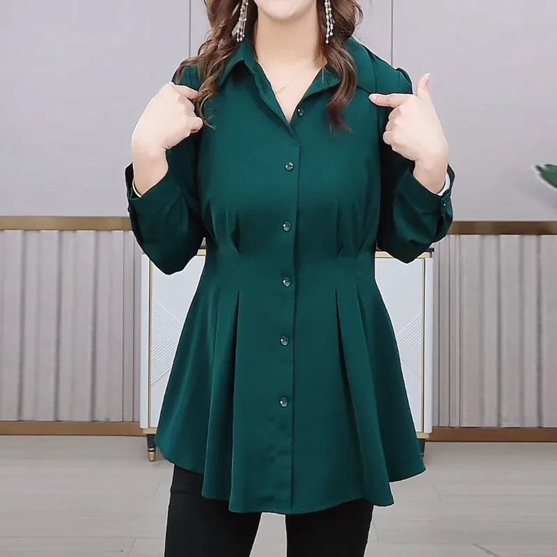Blusa Midi de manga larga con  - Polo Shirt Slim reseña y precio