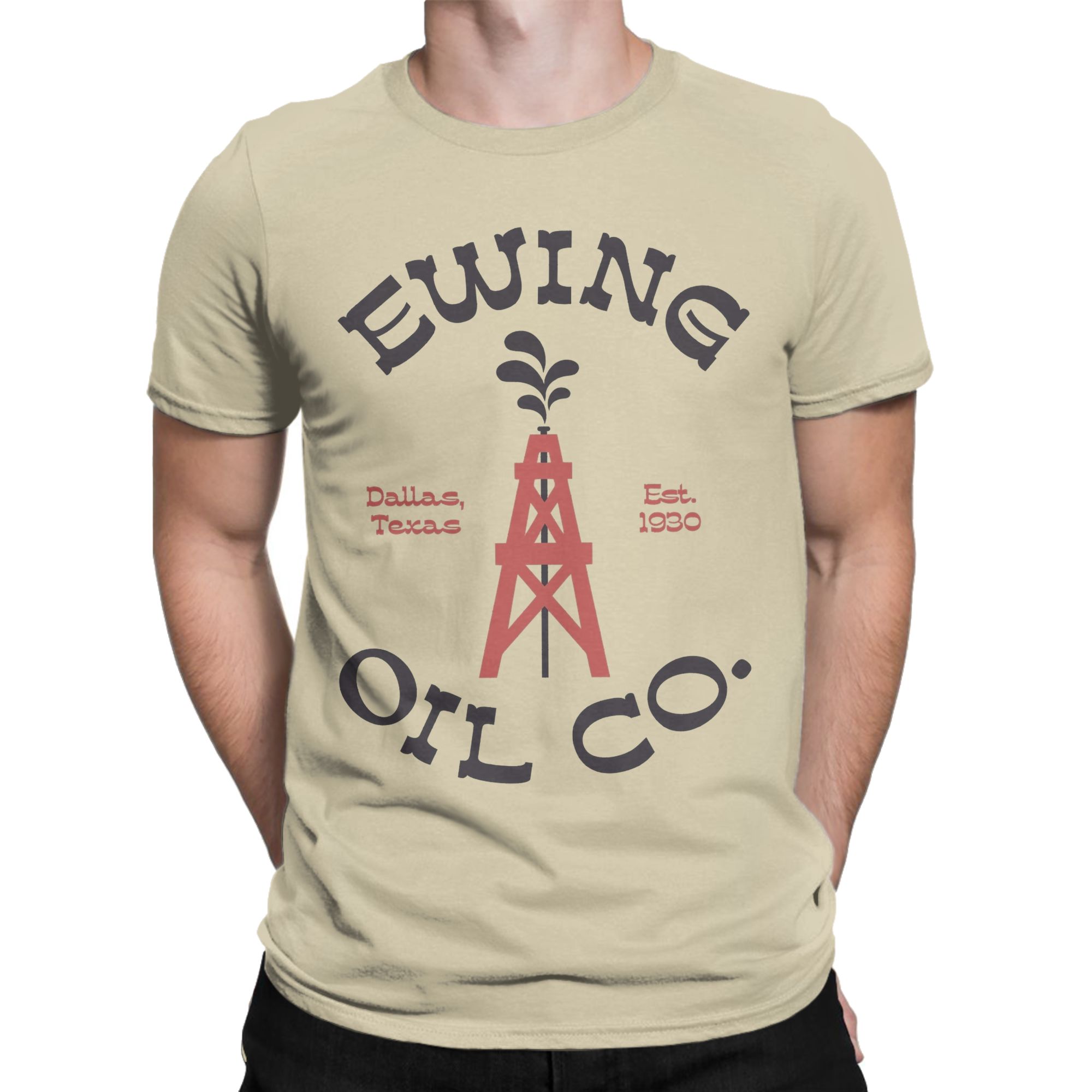 Camiseta Ewing Oil Co. Dallas  - Men'S Fashion 70S reseña y precio